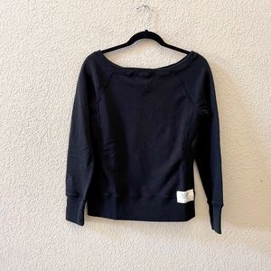 RALPH LAUREN TOP RUGBY SWEATSHIRT PULLOVER CASUAL PREPPY BLACK STREETWEAR MED